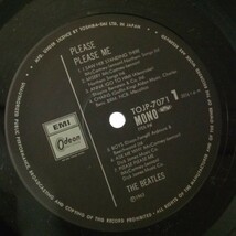 D02 中古LP 中古レコード　ビートルズ　プリーズプリーズミー　帯付国内盤　TOJP-7071 THE BEATLES please please me_画像6