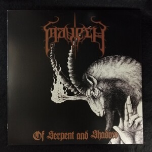 D02 中古LP 中古レコード　MAVETH of serpent and shadow スウェーデン盤 YOTZ#51 フィンランド　ブラックメタル　デスメタル　12inch EP