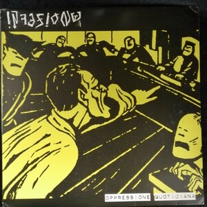 D02 中古LP 中古レコード　INFEZIONE oppressione quotidiana AG18 イタリア盤　ハードコア　