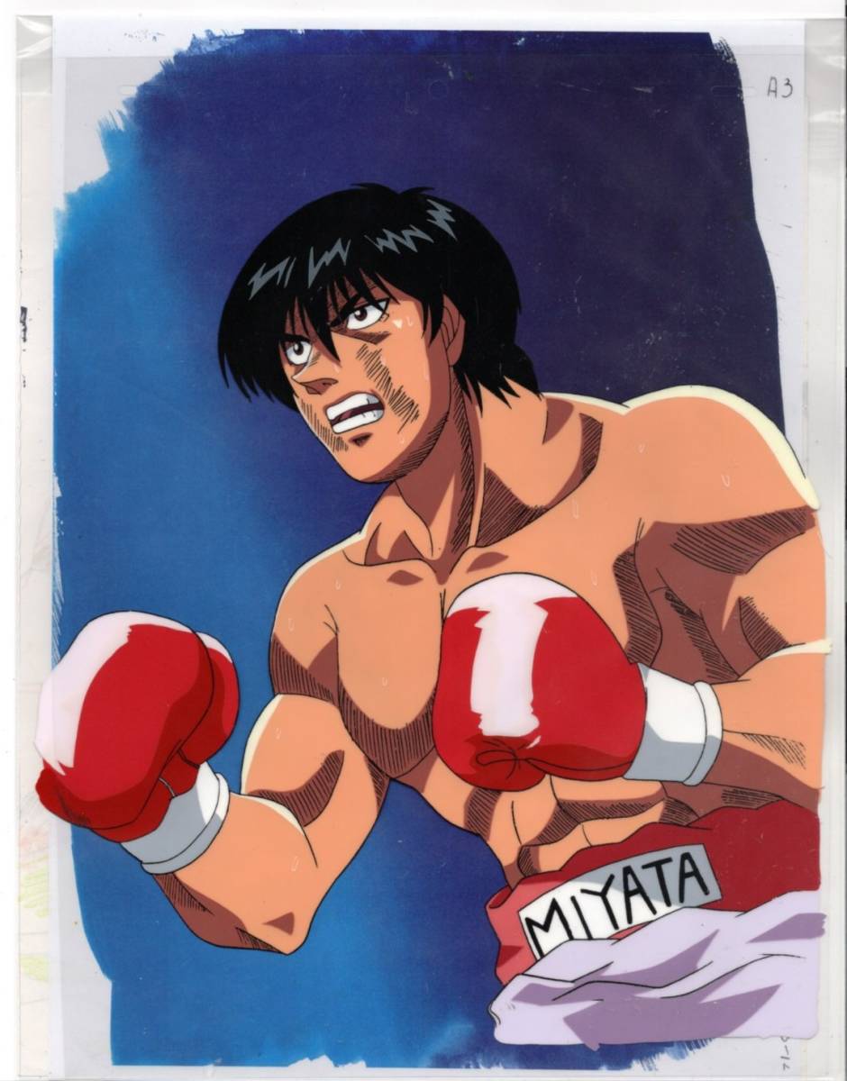 Hajime no Ippo Large Cel Painting 5 # Original Antique Painting Illustration, Cell drawing, is line, others