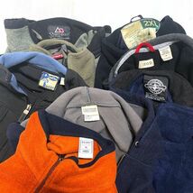 19着セット フリースベスト ジャケット IZOD OLD NAVY デザイン 古着ブランド 古着卸 リバーシブル 1円スタート 原宿古着　Set_画像8