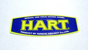 ☆当時物 レーシングハート ステッカー☆タケチプロジェクト 旧車 族車 ヒストリックカー アルミホイール RACING HART