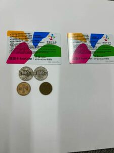 悠遊カード 2枚 外国コイン 硬貨 悠々カード ゆうゆうカード easy card 台湾 Taiwan