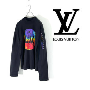 2020SS LOUIS VUITTON by virgil abloh ルイヴィトン LVロゴ アース ニット スウェット size XXL RM201G RLB HIN41W 0211235