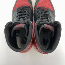 94年 復刻 NIKE AIR JORDAN 1 HIGH BRED ナイキ エアジョーダン1 ブレッド ブレッド スニーカー 130207-061 US10 28cm_画像5