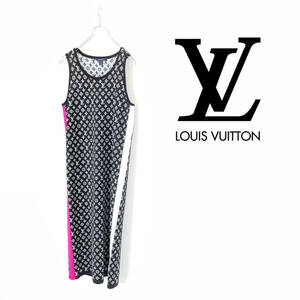 2022AW LOUIS VUITTON ルイヴィトン モノグラム ノースリーブ スポーティ ニット ワンピース size S RW222J N87 FNKD05 0216121