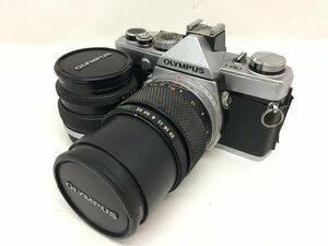 OLYMPUS OM-1/OM-SYSTEM E.ZUIKO AUTO-T 1:3.5 f=135mm/F.ZUIKO AUTO-S 1:1.8 50mm 一眼レフカメラ ジャンク 中古【UW020014】