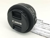 Canon LENS EF 40mm 1:2.8 STM デジタル一眼レフカメラ用 レンズ 単焦点レンズ ジャンク 中古【UC020048】_画像1