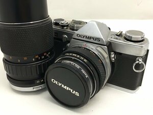 OLYMPUS OM-1/OM-SYSTEM G.ZUIKO AUTO-W 1:2.8 35ｍｍ/AUTO-ZOOM 1:4 75-150mm 一眼レフカメラ ジャンク 中古【UW020395】