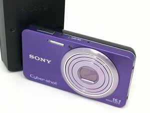 SONY Cyber-shot DSC-W570 / Carl Zeiss Vario-Tessar 2.6-6.3/4.5-22.5 コンパクト デジタルカメラ 充電器付き ジャンク 中古【UW020508】