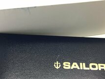 SAILOR JAPAN セーラー FOUNDED 1911 万年筆 ペン先 14K 585 ホワイト×シルバー 箱付き 筆記未確認 現状渡し中古【UW020484】_画像6