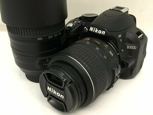 Nikon D3100 / AF-S DX NIKKOR 18-55m 1:3.5-5.6G VR 他 デジタル一眼レフカメラ レンズ まとめ ジャンク 中古【UW020569】