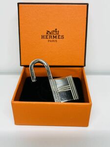 HERMES カデナ シルバー 南京錠 チャーム エルメス シェーヌダンクル アクセサリー ケリー 110番