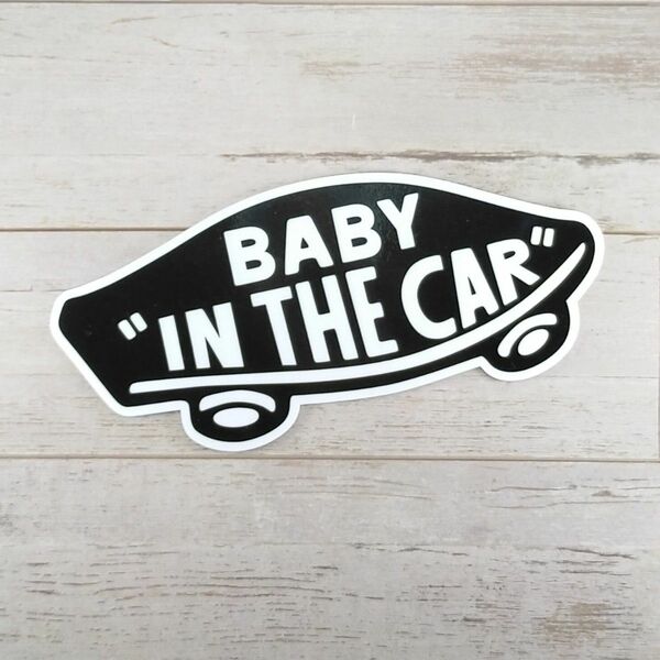 BABY IN CARマグネットステッカー VANSベイビーベビーインカー