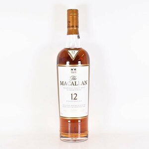 ★ザ マッカラン 12年 シェリーオーク カスク ★旧 700ml 40% スペイサイド The MACALLAN B180143