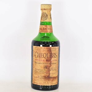 1円～★チェッカーズ スパーブ デラックス ★特級 ※ 760ml 43% スコッチウイスキー CHEQUERS B120474