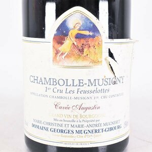 ★ジョルジュ ミュニュレ ジブール シャンボール ミュジニー 1er レ フスロット 2016年 赤 ※ 1500ml Georges Mugneret-Gibourg B250231