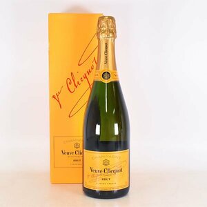 1円～★ヴーヴ クリコ ブリュット イエローラベル ★正規品 ＊箱付 750ml 12% シャンパーニュ VEUVE CLICQUOT B180191