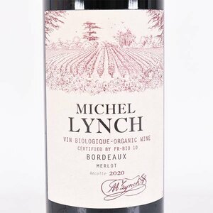 1円～★ミッシェル リンチ メルロー 2020年 赤 750ml 14% ボルドー MICHEL LYNCH B180491