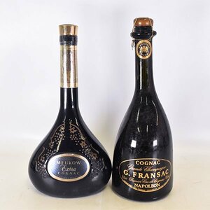 2本セット★ミュコー エクストラ /G.フランサック ナポレオン 700ml 40% コニャック COGNAC B18S006