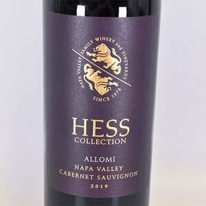 1円～★ヘス コレクション アローミ カベルネ ソーヴィニヨン 2019年 赤 750ml カリフォルニア ナパヴァレー The Hess Collection B180219