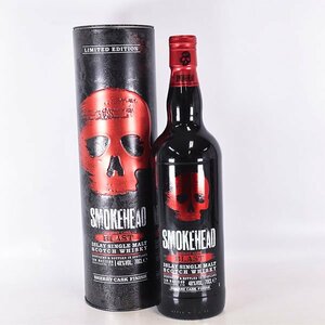 1円～★スモークヘッド シェリーカスク ブラスト ＊箱付 700ml/1,185g 48% アイラ SMOKEHEAD B180392