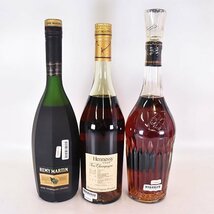 3本セット★レミーマルタン VSOP スペリオール /ヘネシー VSOP /カミュ XO ※ 700ml 40% COGNAC B18S062_画像5