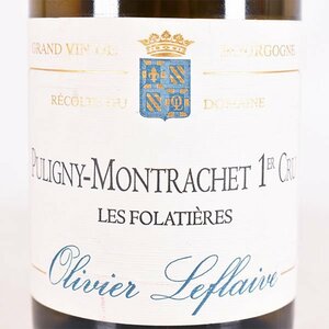 1円～★オリヴィエ ルフレーヴ ピュリニー モンラッシェ 1er クリュレ フォラティエール 2012年 白 ※ 750ml OLIVIER LEFLAIVE C030057