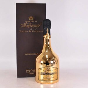 1円～★シャルル ド カザノーヴ ストラディバリウス 2009年 ＊箱付 ※ 750ml/1,761g 12% シャンパーニュ Charles de Cazanove C030275