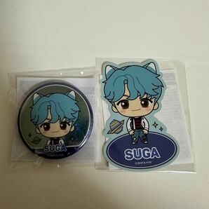 [BTS タイニータン]TinyTAN FUN PARK 2023 SUGA ユンギ　缶バッジ・ダイカットステッカー