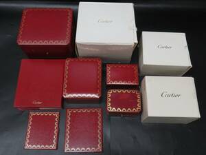 1円～！ Cartier カルティエ 正規品 箱 山 まとめ売り 10点セット 付属品 クッション ケース 冊子 ヴィンテージ 腕時計 21