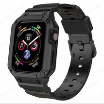 Apple Watch 42/44/45mm対応　アップルウォッチバンド 一体式ベルト【スポーツ一体式バンド】_画像1