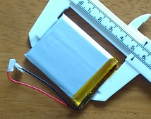 リポ　バッテリー 3.7V　1500mAh　504050（5 x 41 x 53.5mm）_画像3