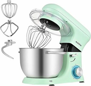  mixer high capacity business use mixer 3 kind with attachment . low noise 6 -step speed adjustment 4.5L green 