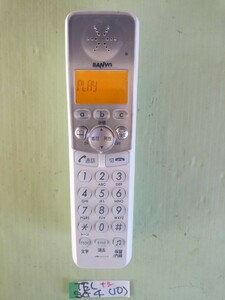 美品　作動確認済　サンヨー　電話子機　TEL-SG4　(10)　送料無料　専用充電器無し　黄ばみ色あせ無し 