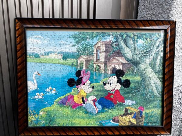 【1994年販売品/廃盤品】激レア物ディズニーDisney 湖畔のデート　300ピース　