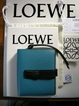 ロエベ　LOEWE◆Compact Zip Wallet/2つ折り財布/レザー/レディース/_画像1