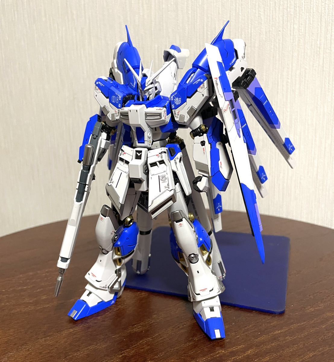 RG 1/144 Hi-νガンダム ハイニューガンダム 塗装完成品 機動戦士ガンダム 逆襲のシャア 完成品, キャラクター, ガンダム, 完成品