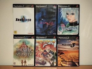 PS2 ソフト　RPGまとめ　６点セット　ラジアータストーリーズ、RPGツクール、真女神転生III　ハガキあり