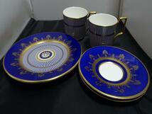 【未使用保管品 希少】 ウェッジウッド アンセミオン　ブルー　ハニーセット　WEDGWOOD ANTHEMION BLUE_画像1