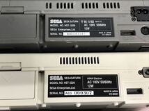 SEGA セガ SEGASATURN セガサターン HST-3220 + HST-3200ゲーム機 本体 計9点 まとめ　動作未確認　中古現状品　(140s)_画像6