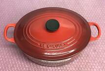 LE CREUSET ル・クルーゼ 両手鍋 サイズ25cm 中古現状品　(80s)_画像1