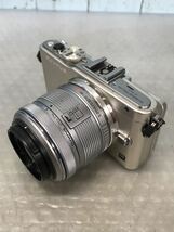 OLYMPUS E-PL5，14-42mm 1:3.5-5.6 動作未確認　電池入れカバーなし　中古現状品　ジャンク品（60s）_画像5