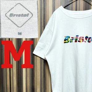 【FCRB】エフシーレアルブリストル 国旗 サークルロゴ プリント Tシャツ M