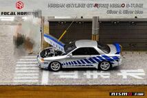 1/64 Focal Horizon NISSAN Skyline GT-R R32 Nismo s-tune 日産　スカイライン　ニスモ　シルバーブルー_画像4