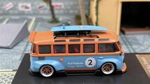 1/64 BSC フォルクスワーゲン VW T1 Kombi GULF ガルフ　_画像3