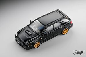 1/64 Furuya Subaru Impreza WRX STI WAGON スバル　インプレッサ　ワゴン　黒　ルーフケース付き