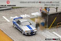 1/64 Focal Horizon NISSAN Skyline GT-R R32 Nismo s-tune 日産　スカイライン　ニスモ　シルバーブルー_画像1
