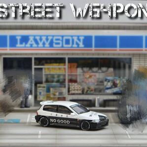 1/64 Street Weapon HONDA CIVIC ホンダ シビック EG6 jdm パトカーの画像4
