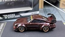 1/64 mini station ポルシェ RWB 964 メタリックパープル_画像2